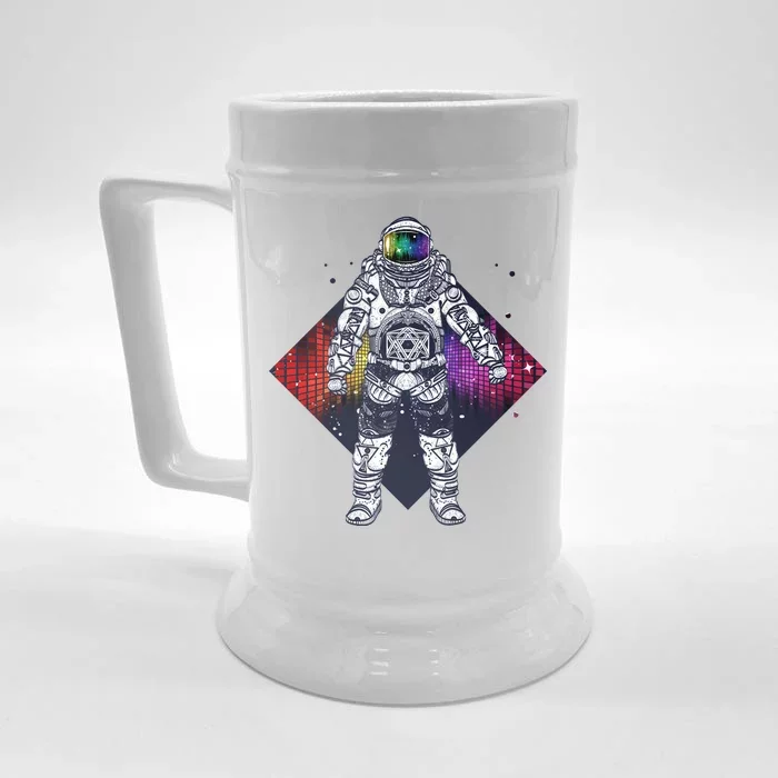 Spaceman Levels Front & Back Beer Stein