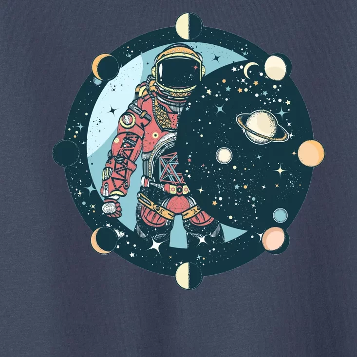 Spaceman Moon Cycle Toddler T-Shirt