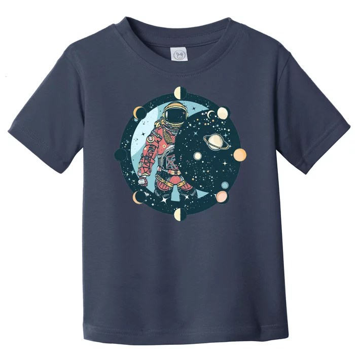 Spaceman Moon Cycle Toddler T-Shirt