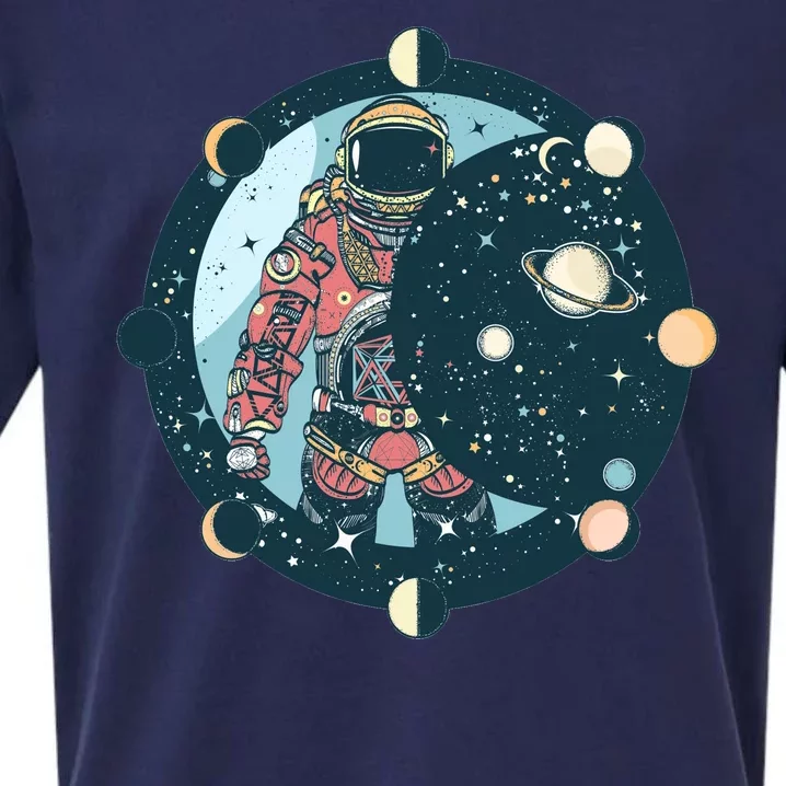 Spaceman Moon Cycle Sueded Cloud Jersey T-Shirt