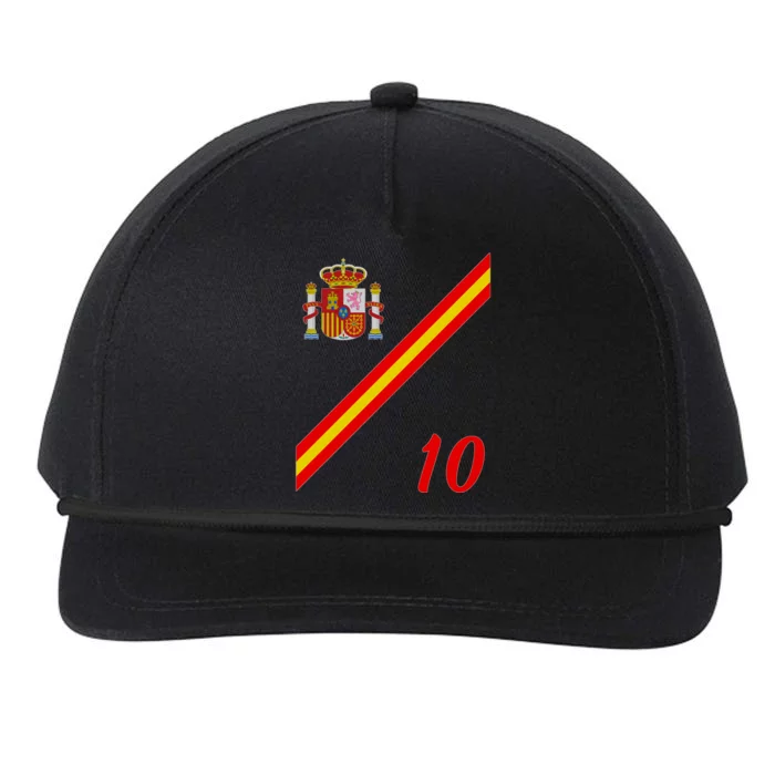 Spain Soccer Jersey Espana Barcelona Madrid Snapback Five-Panel Rope Hat