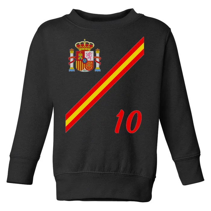 Spain Soccer Jersey Espana Barcelona Madrid Toddler Sweatshirt