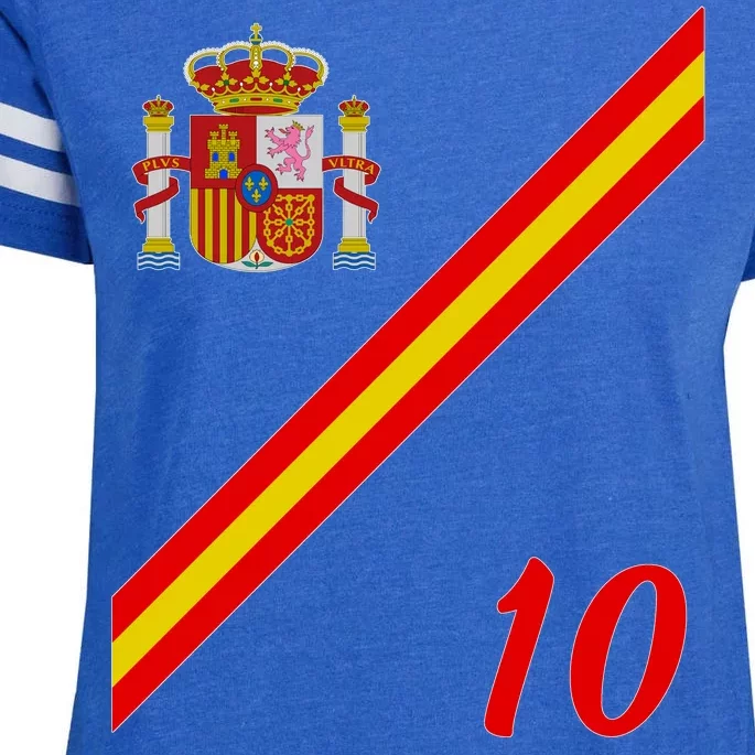 Spain Soccer Jersey Espana Barcelona Madrid Enza Ladies Jersey Football T-Shirt