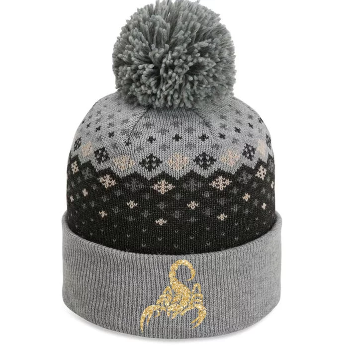 Sparkly Scorpion The Baniff Cuffed Pom Beanie