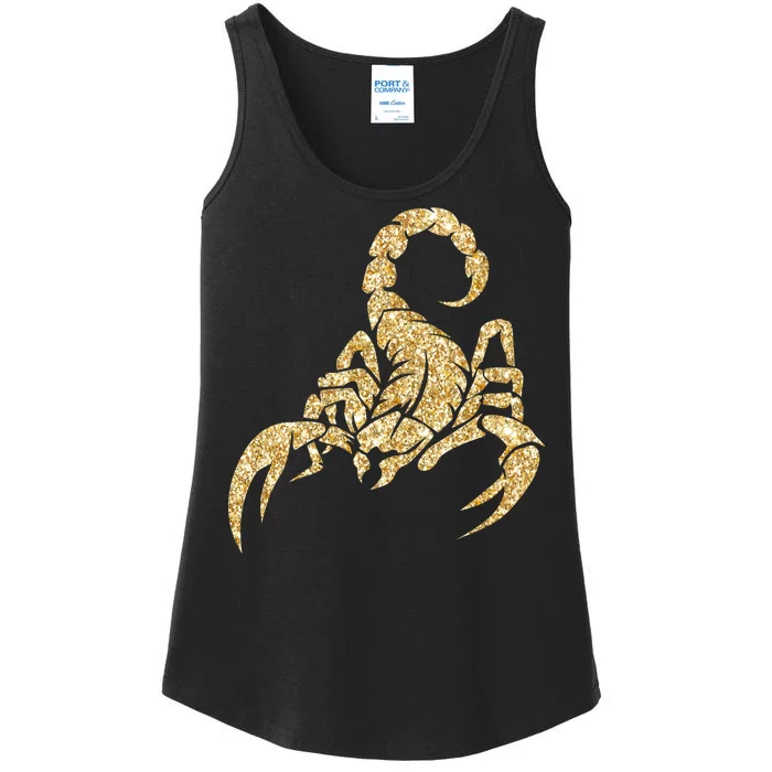 Sparkly Scorpion Ladies Essential Tank