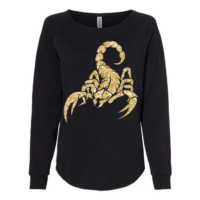 Sparkly Scorpion Womens California Wash Sweatshirt