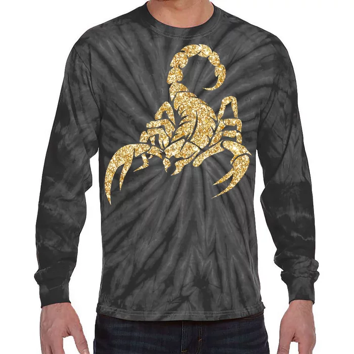 Sparkly Scorpion Tie-Dye Long Sleeve Shirt