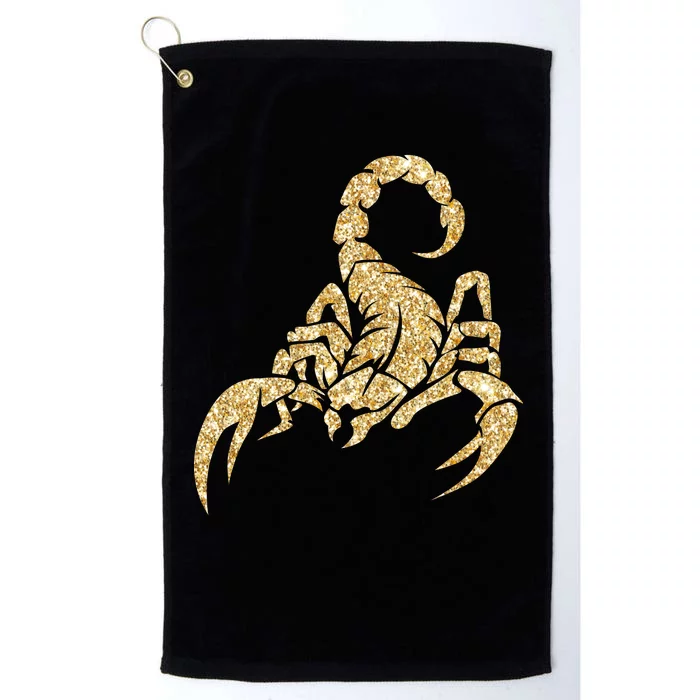 Sparkly Scorpion Platinum Collection Golf Towel