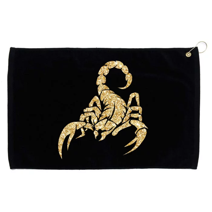 Sparkly Scorpion Grommeted Golf Towel