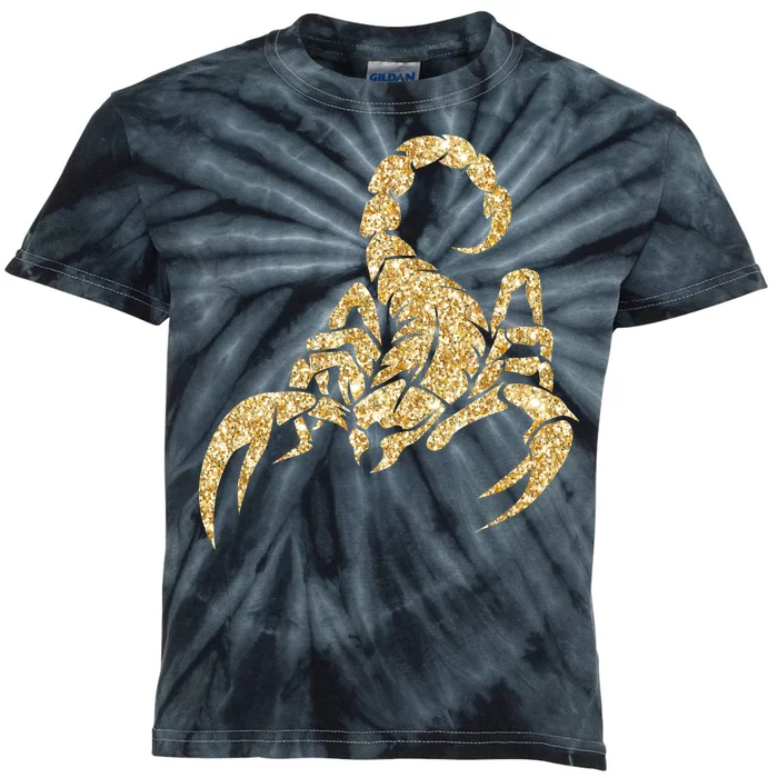 Sparkly Scorpion Kids Tie-Dye T-Shirt