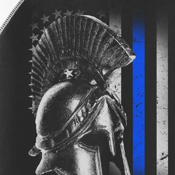 Spartan Police Blue Thin Line Flag Toddler Fine Jersey T-Shirt