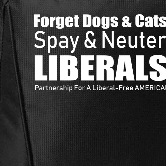 Spay & Neuter Liberals City Backpack