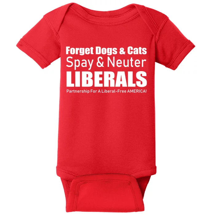 Spay & Neuter Liberals Baby Bodysuit