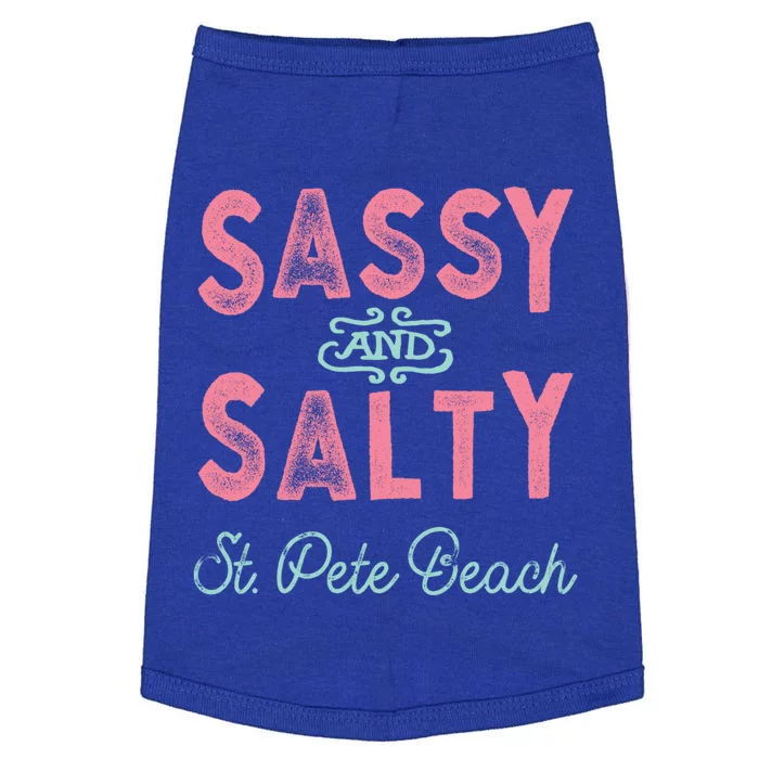 St Pete Beach Florida Souvenir Cool Gift Doggie Tank