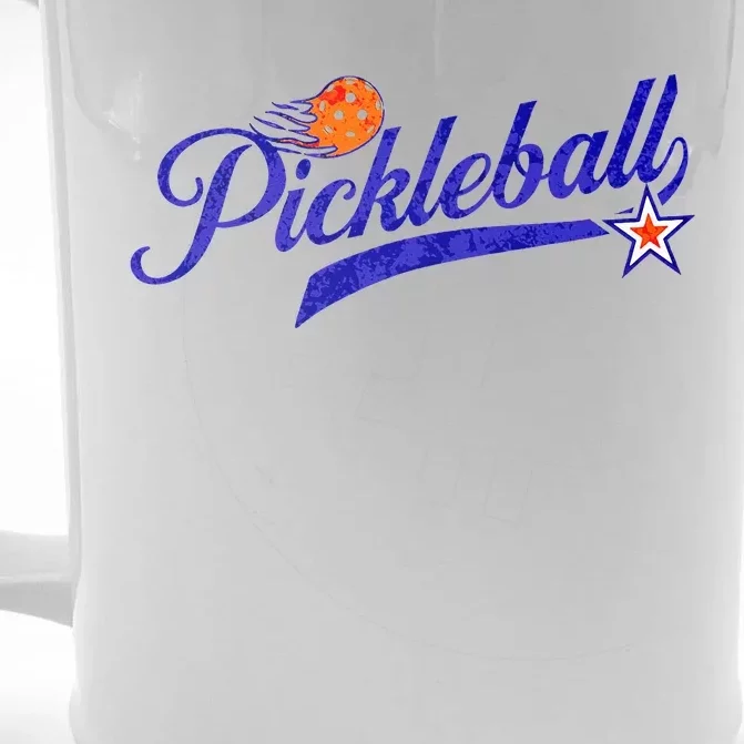 Style Pickle Ball Lovers Pickleball Front & Back Beer Stein