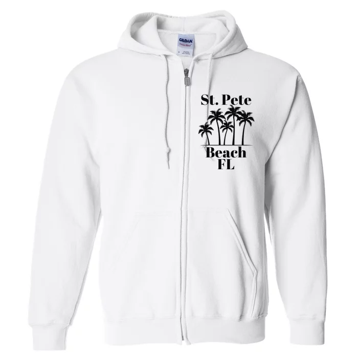 St. Pete Beach Florida Full Zip Hoodie