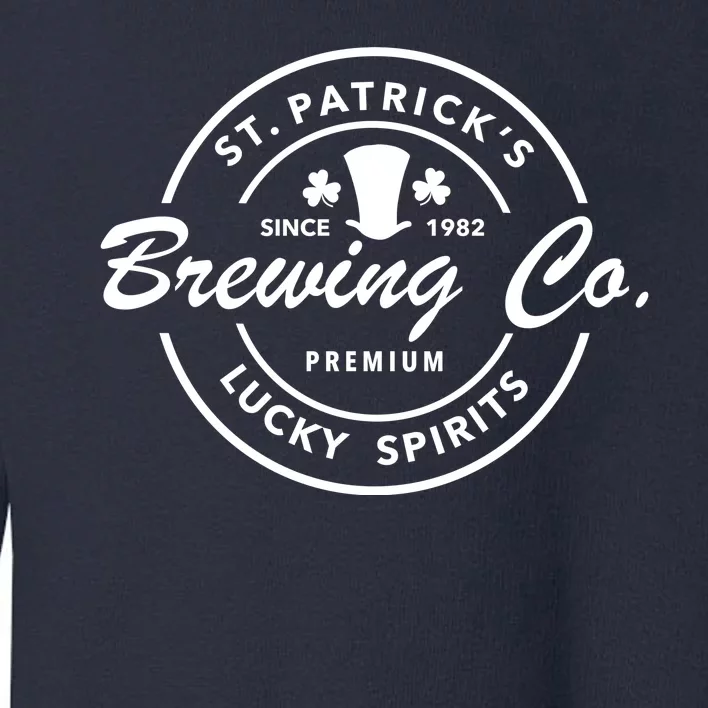 St. Patrick's Brewing Co Premium Lucky Spirits, St. Patrick's Day Toddler Sweatshirt