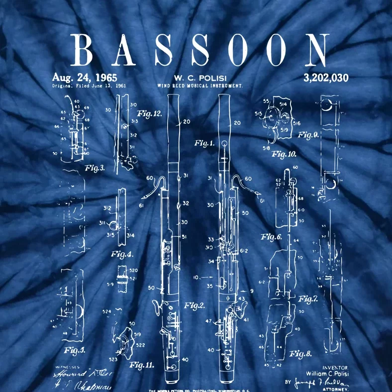 Smart People Bassoon Player Tie-Dye T-Shirt