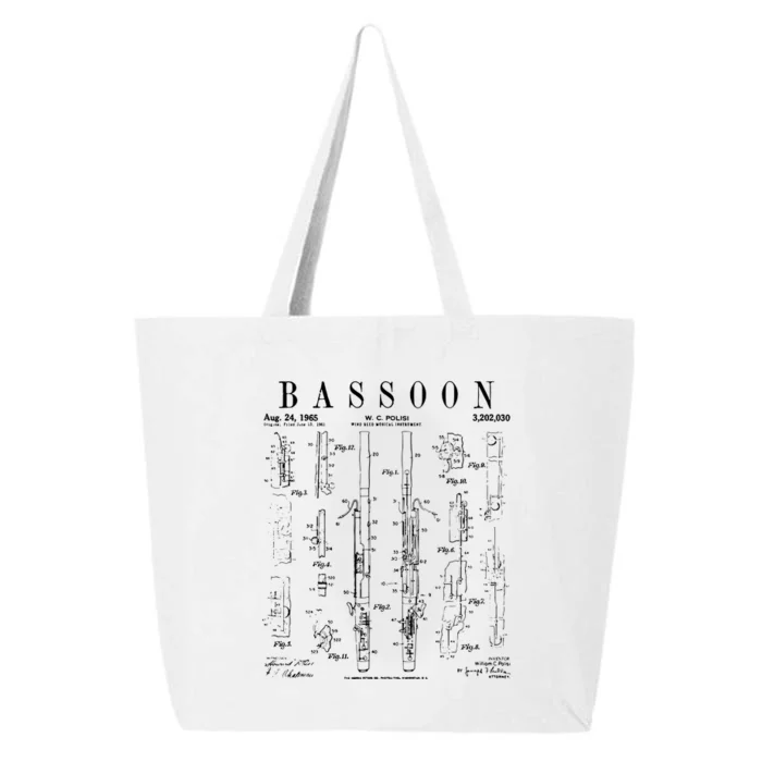 Smart People Bassoon Player 25L Jumbo Tote