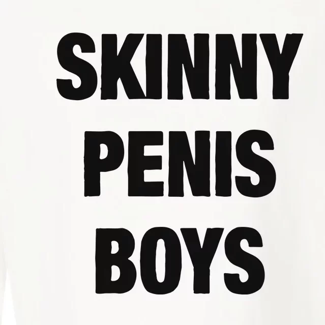 Skinny Penis Boy Cropped Pullover Crew