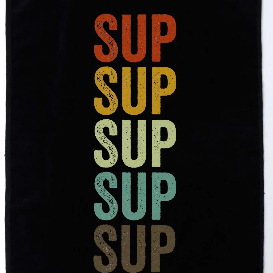 Sup Paddle Boarding Surfing Stand Up Paddling Platinum Collection Golf Towel