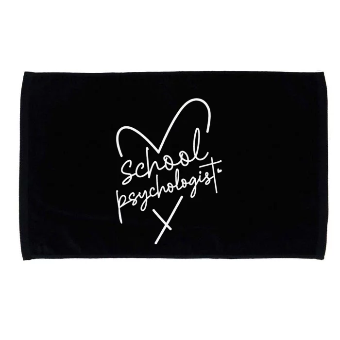 School Psychologist Back To School Mental Health Matters Microfiber Hand Towel