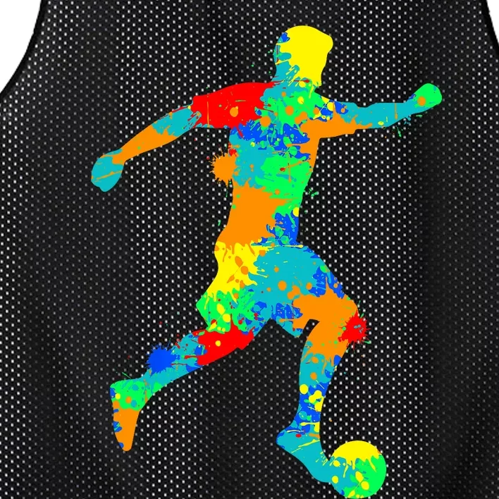 Soccer Player Boy Mesh Reversible Basketball Jersey Tank