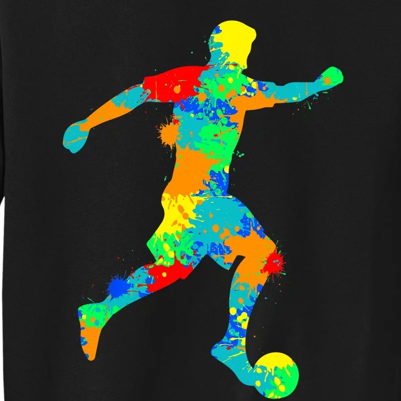 Soccer Player Boy Tall Sweatshirt