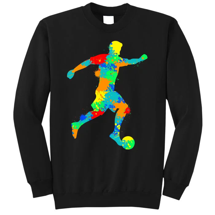 Soccer Player Boy Tall Sweatshirt