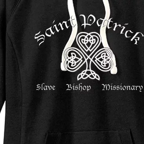 Saint Patrick Bishop Missionary St. Patrick's Day Women's Fleece Hoodie