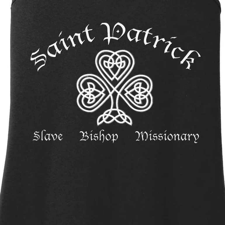 Saint Patrick Bishop Missionary St. Patrick's Day Ladies Essential Tank