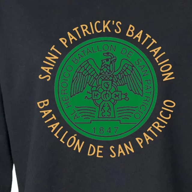 Saint Patrick's Battalion San Patricios Catholic Gift Cropped Pullover Crew