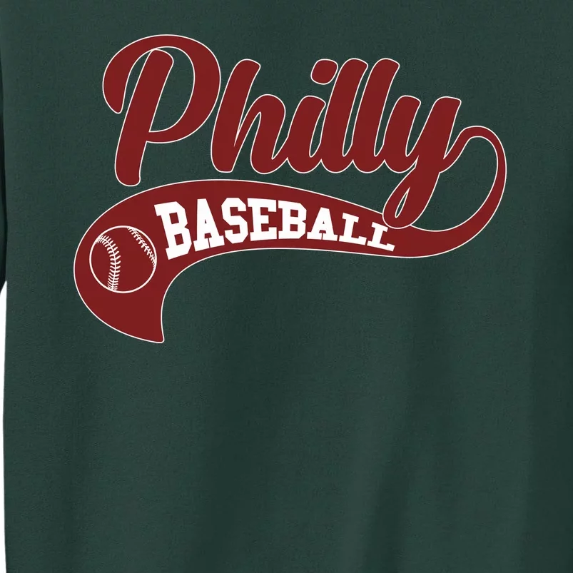 Sporty Philly Baseball Logo Tall Sweatshirt