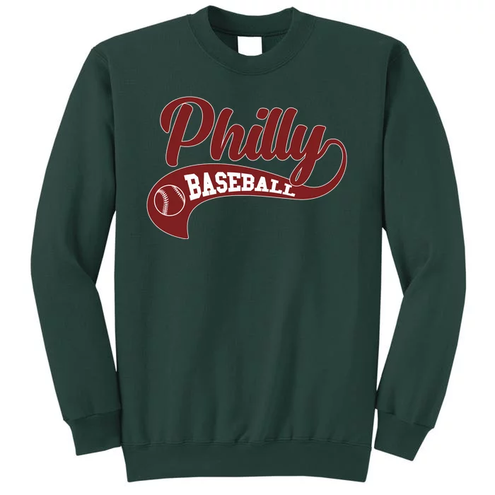 Sporty Philly Baseball Logo Tall Sweatshirt