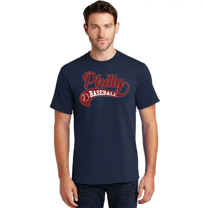 Sporty Philly Baseball Logo Tall T-Shirt