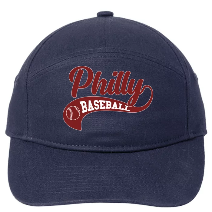 Sporty Philly Baseball Logo 7-Panel Snapback Hat