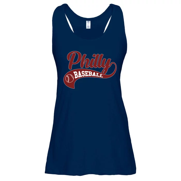 Sporty Philly Baseball Logo Ladies Essential Flowy Tank