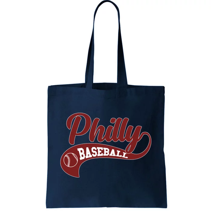 Sporty Philly Baseball Logo Tote Bag