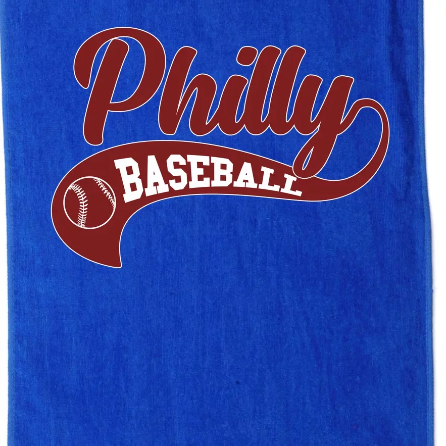 Sporty Philly Baseball Logo Platinum Collection Golf Towel