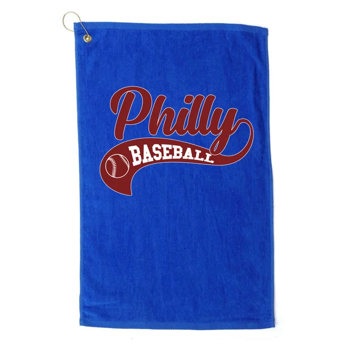 Sporty Philly Baseball Logo Platinum Collection Golf Towel