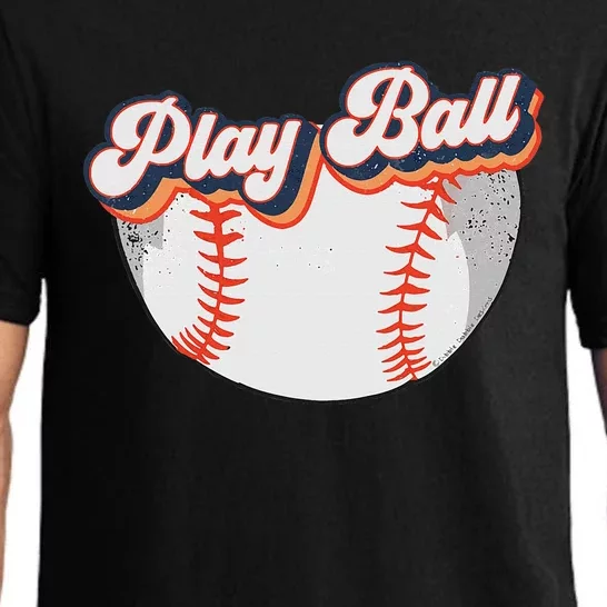 Style Play Ball Softball Baseball Pajama Set