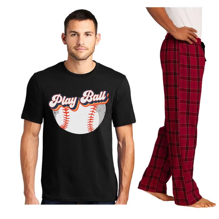 Style Play Ball Softball Baseball Pajama Set