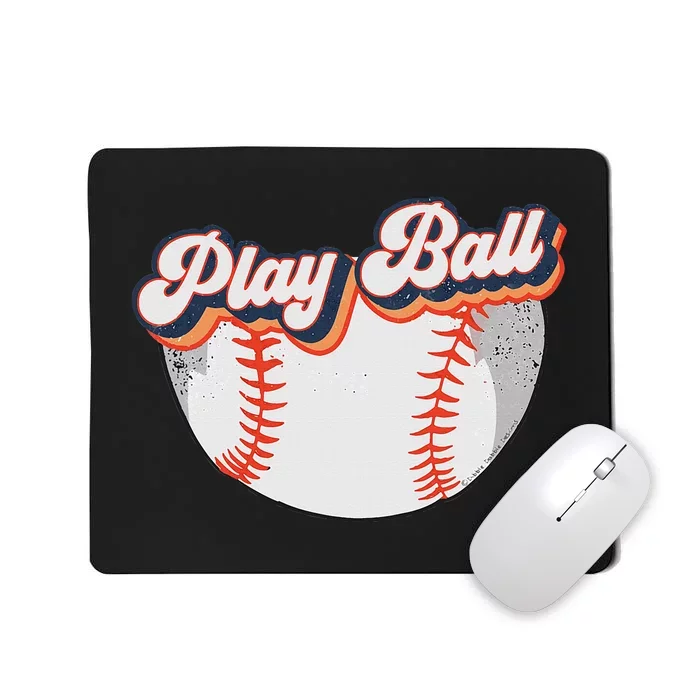 Style Play Ball Softball Baseball Mousepad