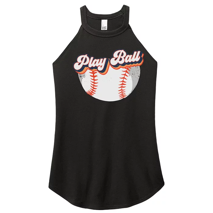 Style Play Ball Softball Baseball Women’s Perfect Tri Rocker Tank