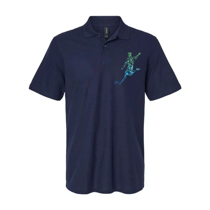 Soccer Player Boy Men Softstyle Adult Sport Polo