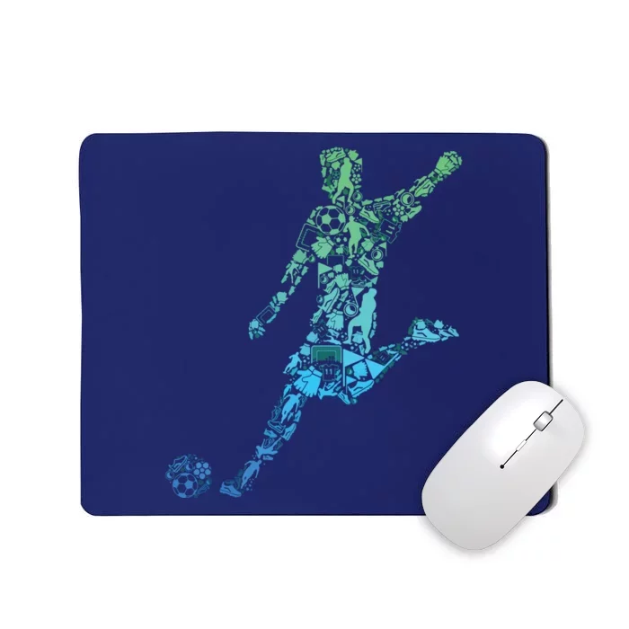 Soccer Player Boy Men Mousepad