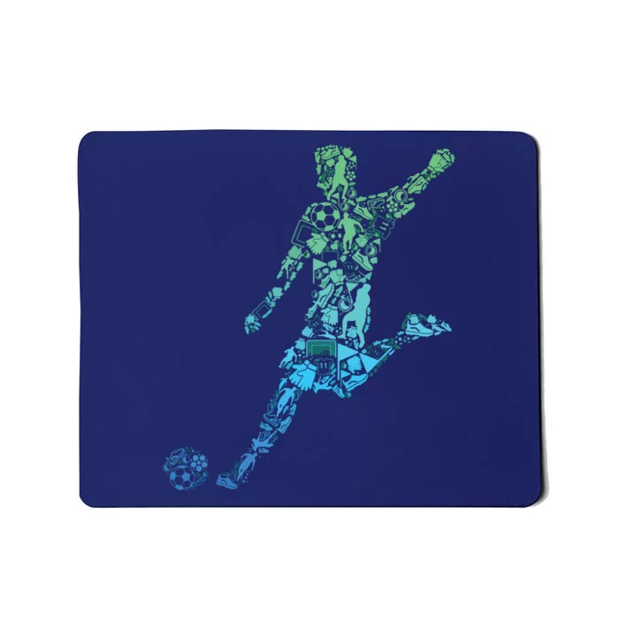 Soccer Player Boy Men Mousepad