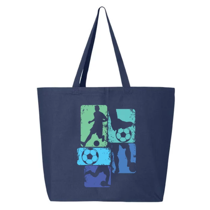 Soccer Player Boy 25L Jumbo Tote