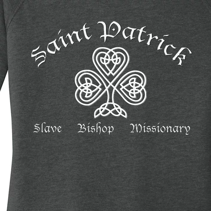 Saint Patrick Bishop Missionary St. Patrick's Day Women's Perfect Tri Tunic Long Sleeve Shirt