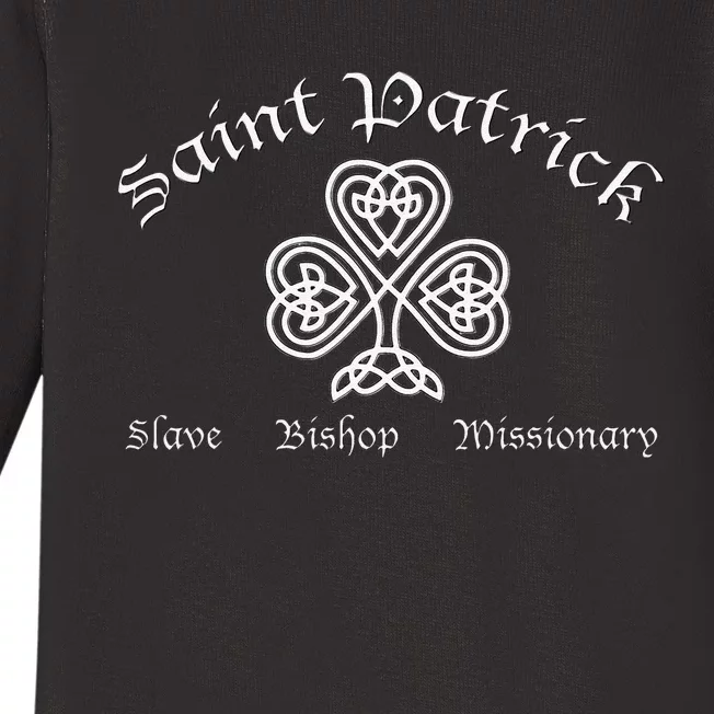 Saint Patrick Bishop Missionary St. Patrick's Day Baby Long Sleeve Bodysuit